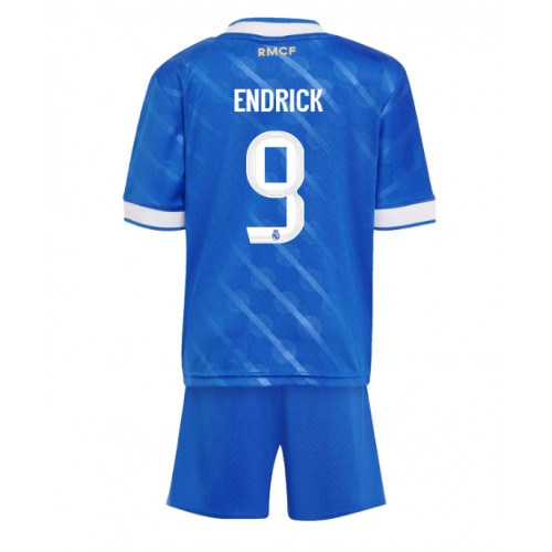 Real Madrid Endrick #9 Fußballbekleidung 3rd trikot Kinder 2025-26 Kurzarm (+ kurze hosen)
